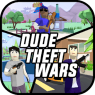 Dude Theft Wars logo