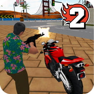 Vegas Crime Simulator 2 (MOD, Unlimited Money) logo